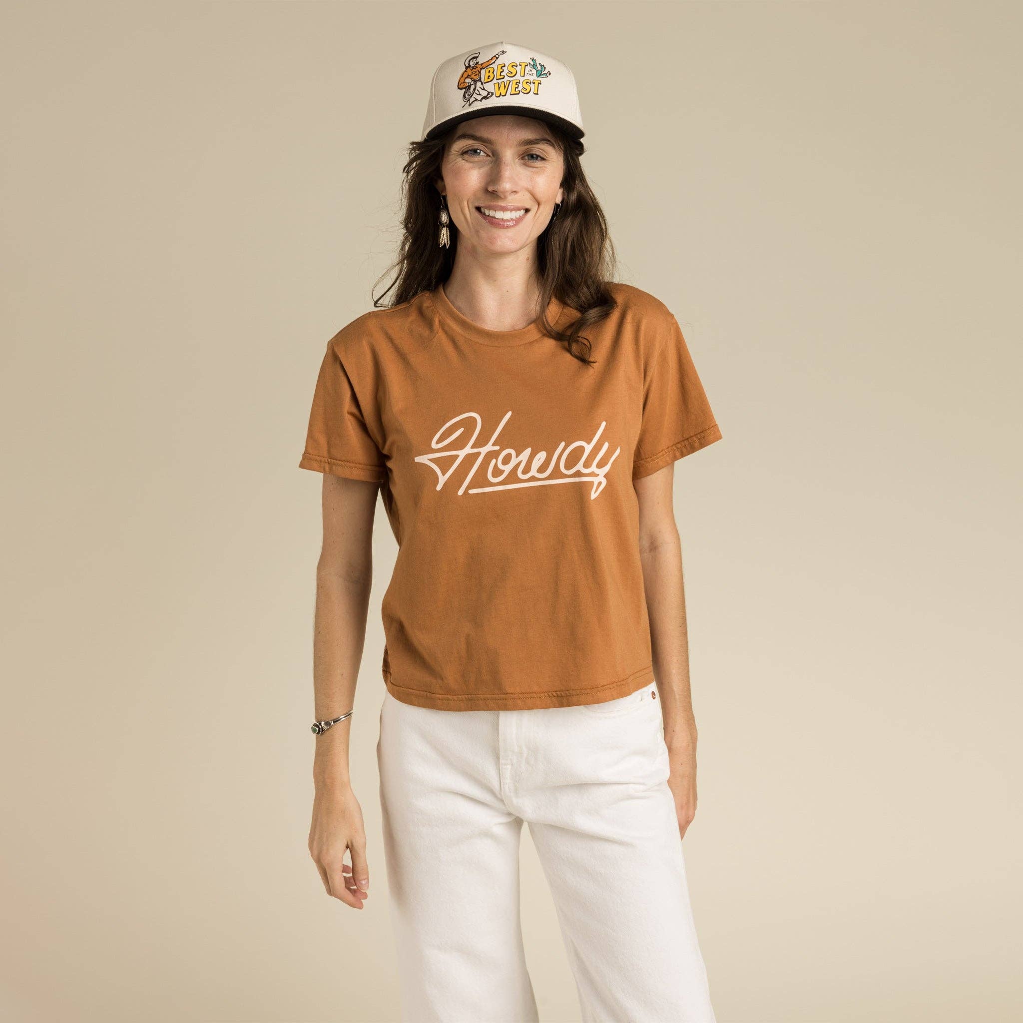 Howdy Dude Women's Crop Tee