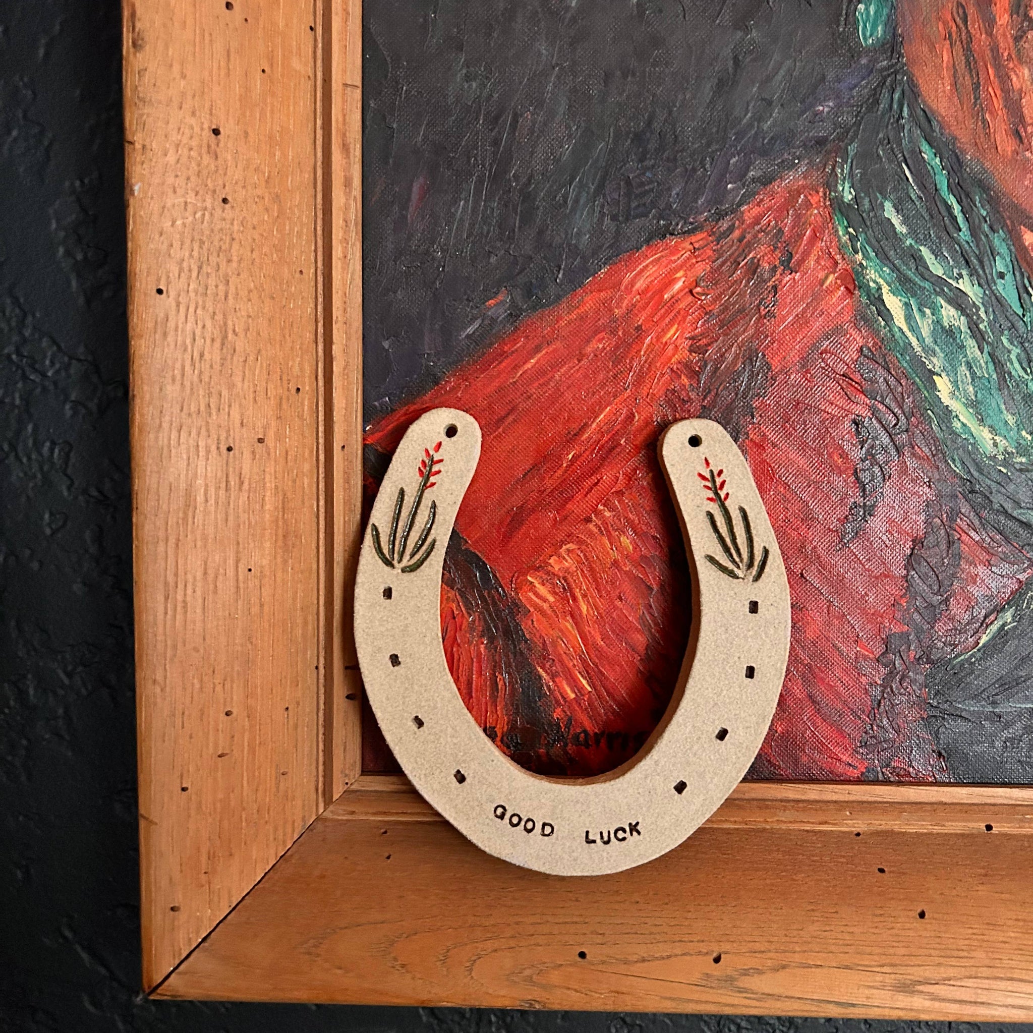Ceramic Good Luck Horseshoe