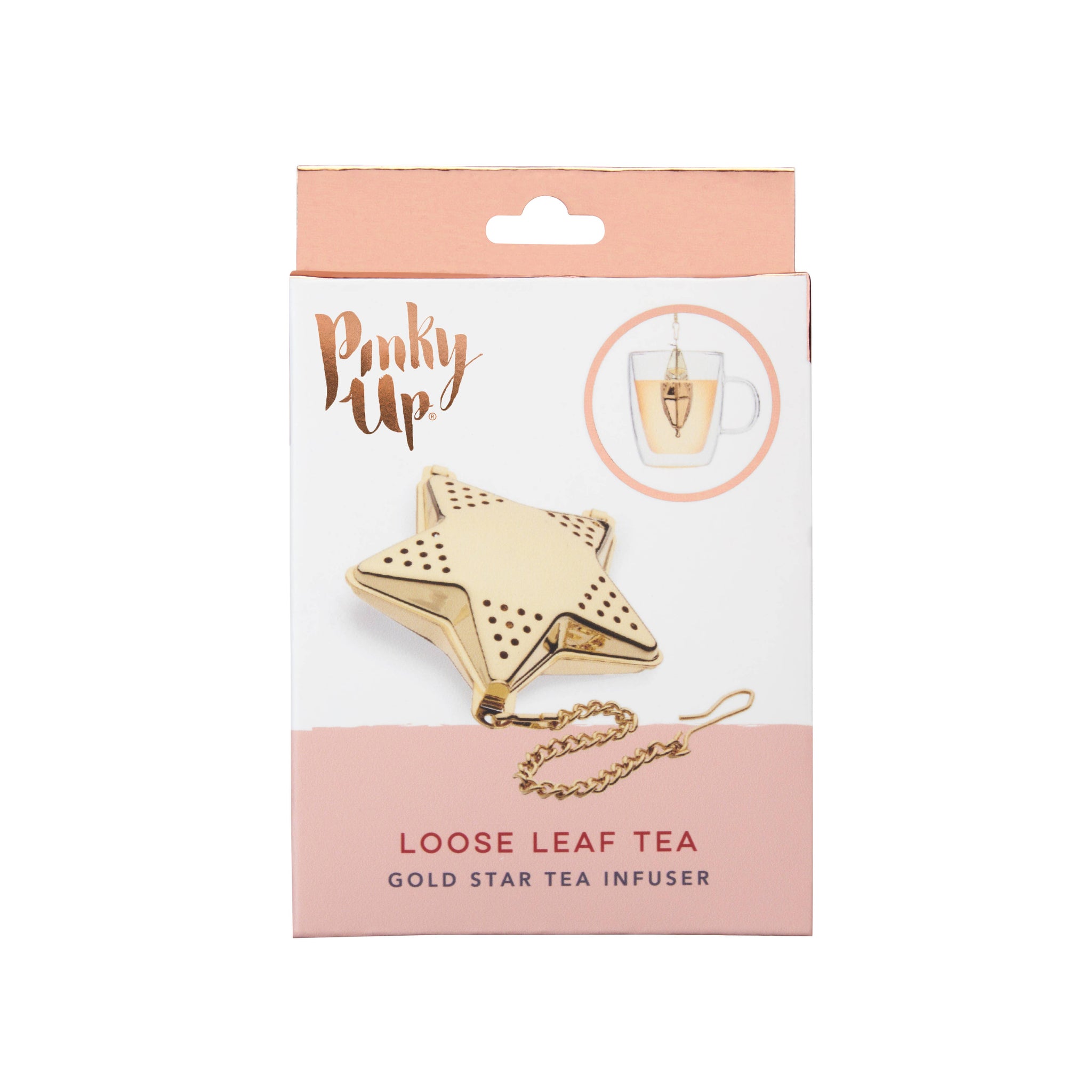 Gold-Plated Stainless Steel Loose Leaf Tea Infuser - Star