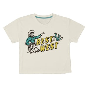 Best In The West Women's Crop Tee