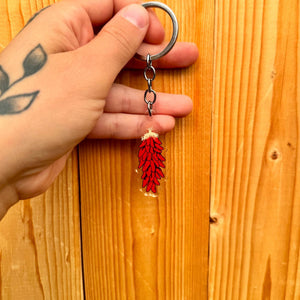 Bernal Blooms Chile Ristra Keychain