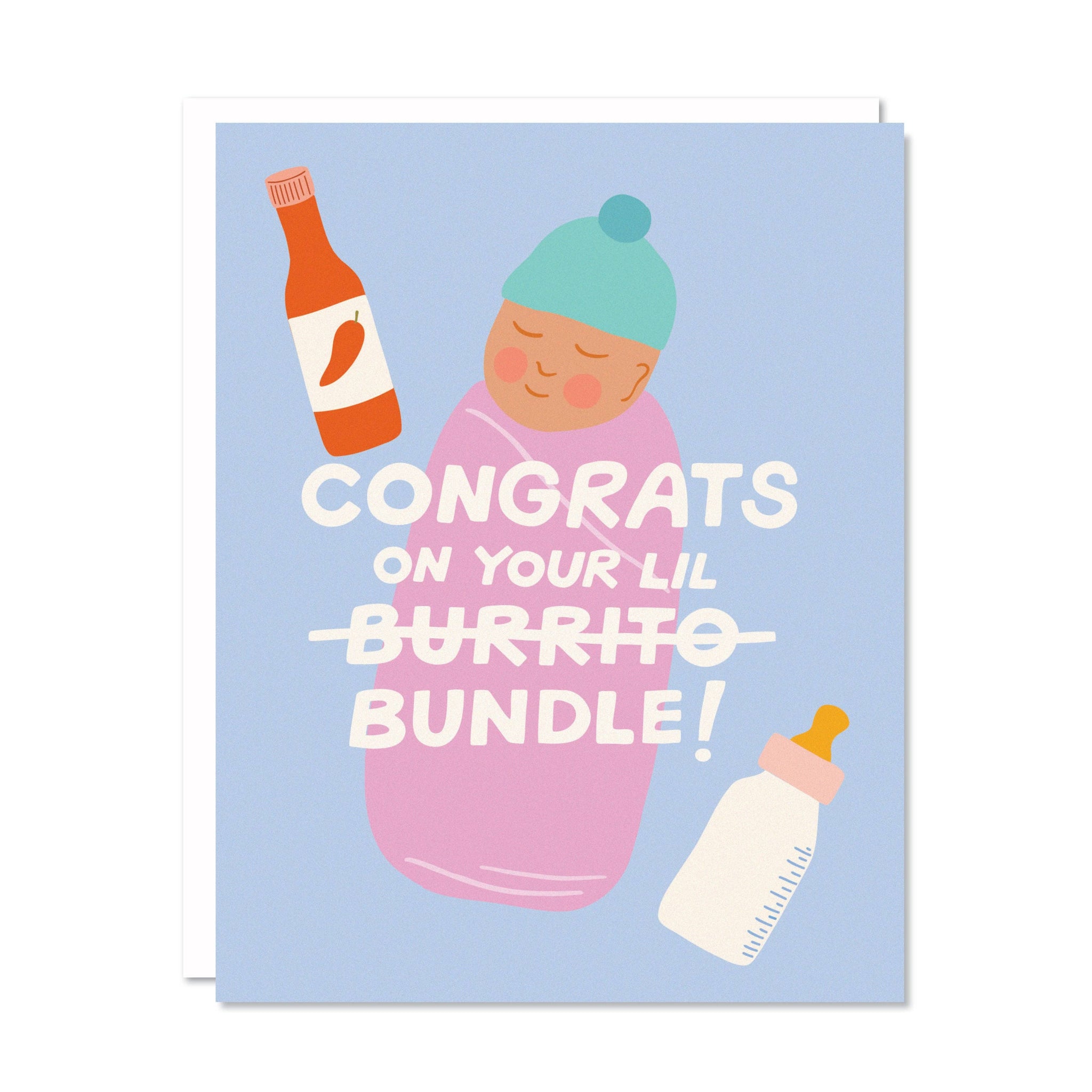 Odd Daughter - Burrito Bundle - New Baby Card