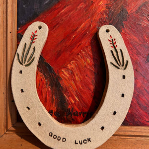 Ceramic Good Luck Horseshoe