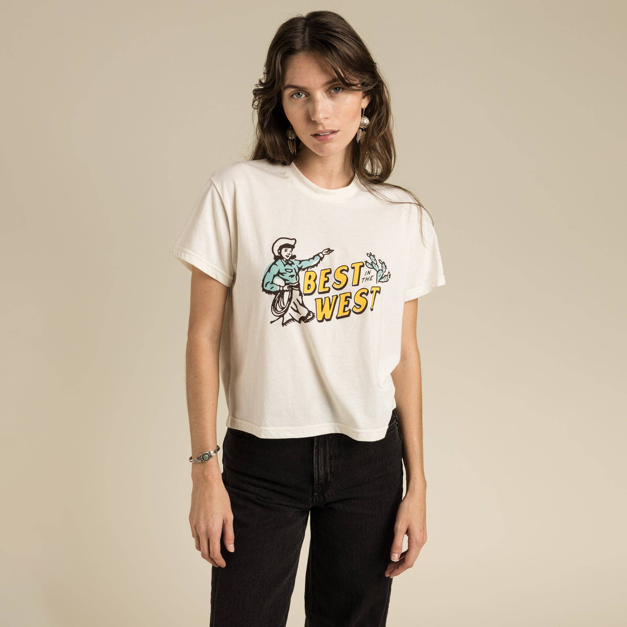 Best In The West Women's Crop Tee