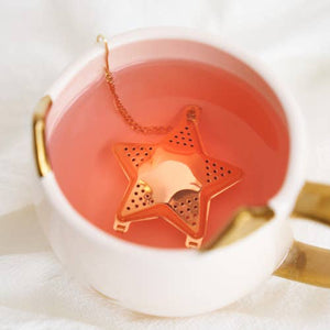 Gold-Plated Stainless Steel Loose Leaf Tea Infuser - Star