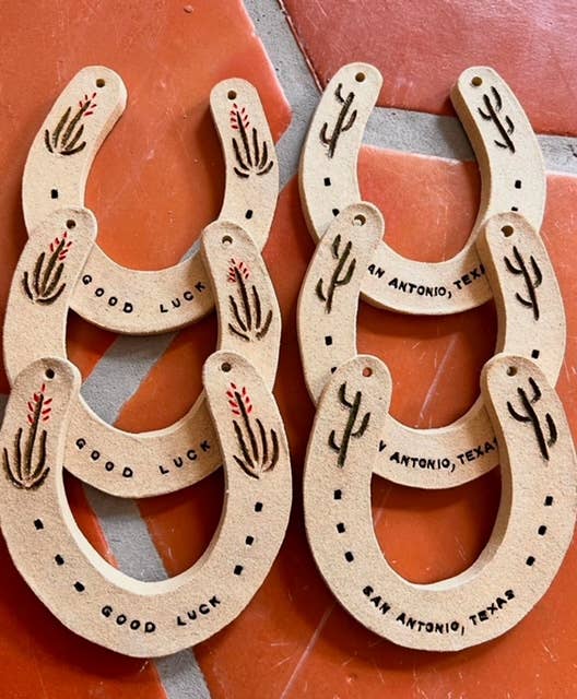 Ceramic Good Luck Horseshoe