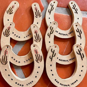 Ceramic Good Luck Horseshoe