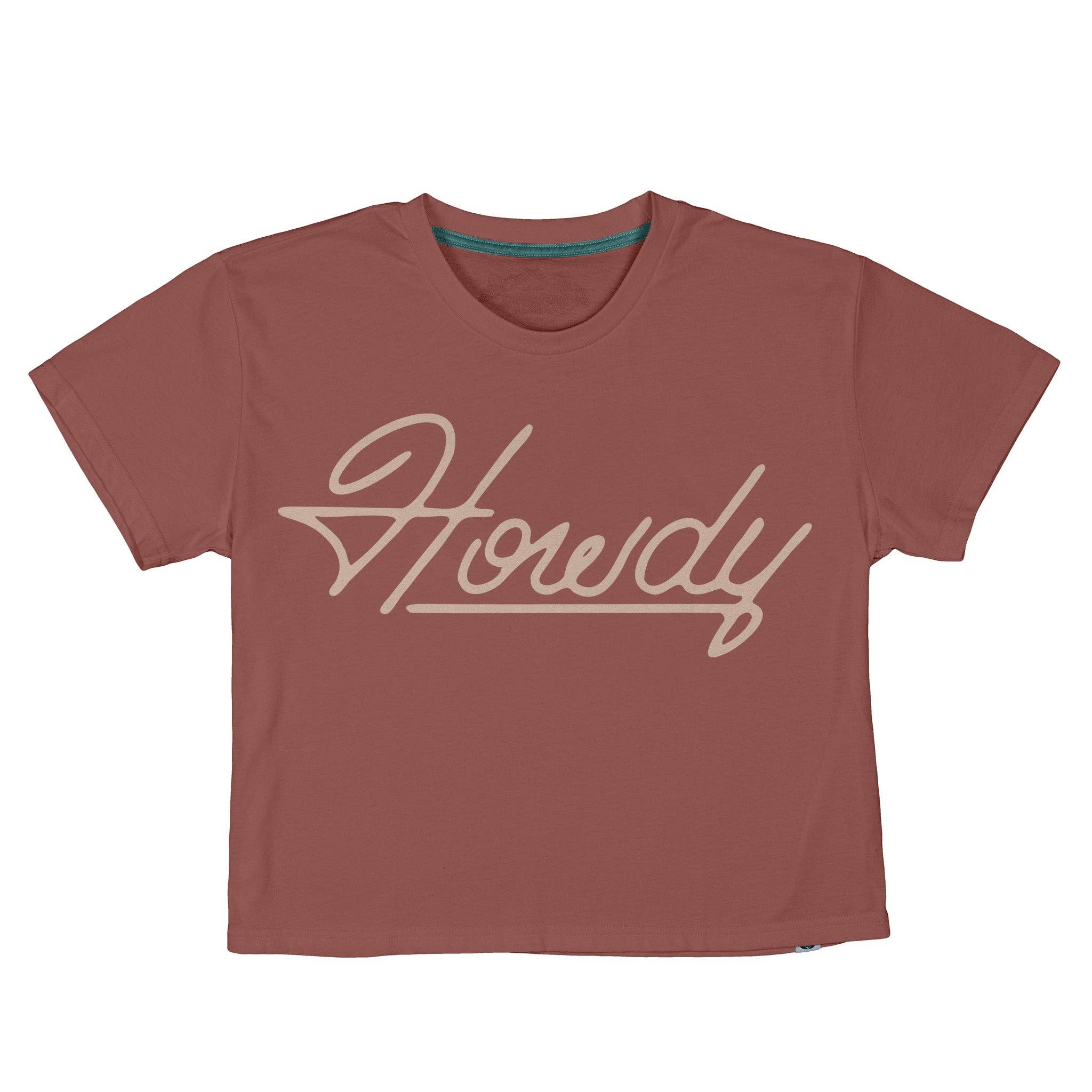 Howdy Dude Women's Crop Tee