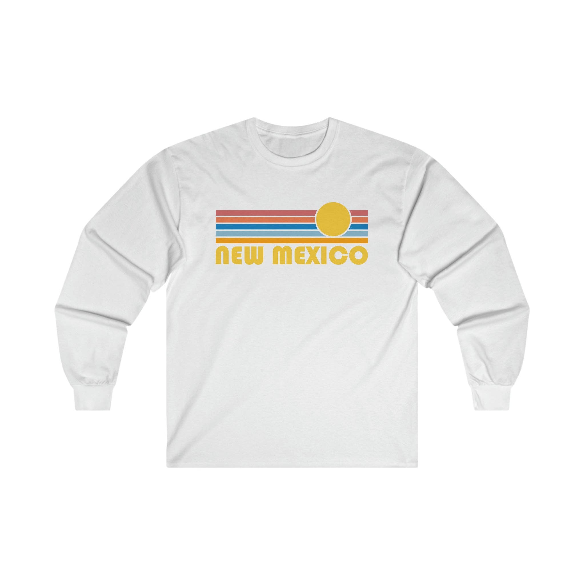 New Mexico Long Sleeve Shirt - Retro Unisex Shirt