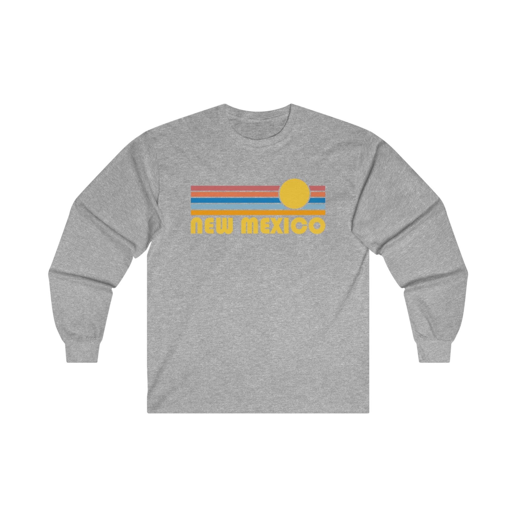 New Mexico Long Sleeve Shirt - Retro Unisex Shirt