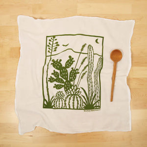 KEI & MOLLY - Flour Sack Dish Towel: Cacti