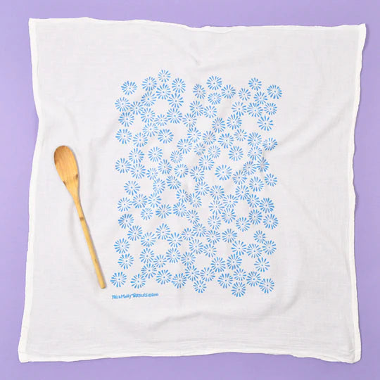 KEI & MOLLY - Flour Sack Dish Towel: Daisies