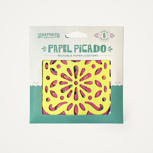 SERAPARITO PAPERL PICADO COASTERS