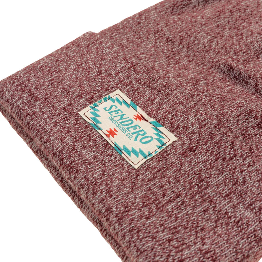 SENDERO PROVISIONS BEANIE - Marl Burgundy