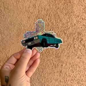 Bernal Blooms Low Rider sticker