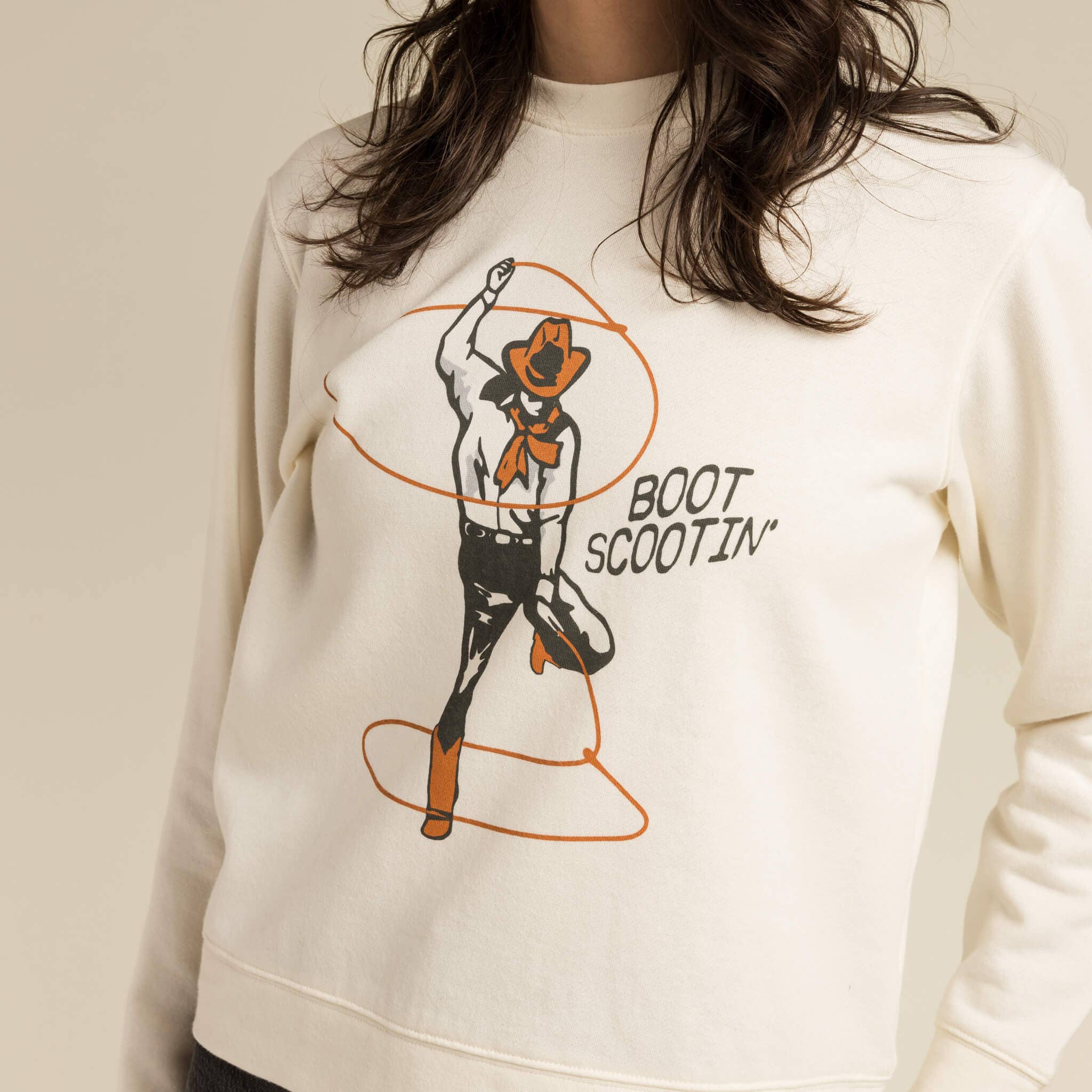 Boot Scootin' Drop Shoulder Sweatshirt