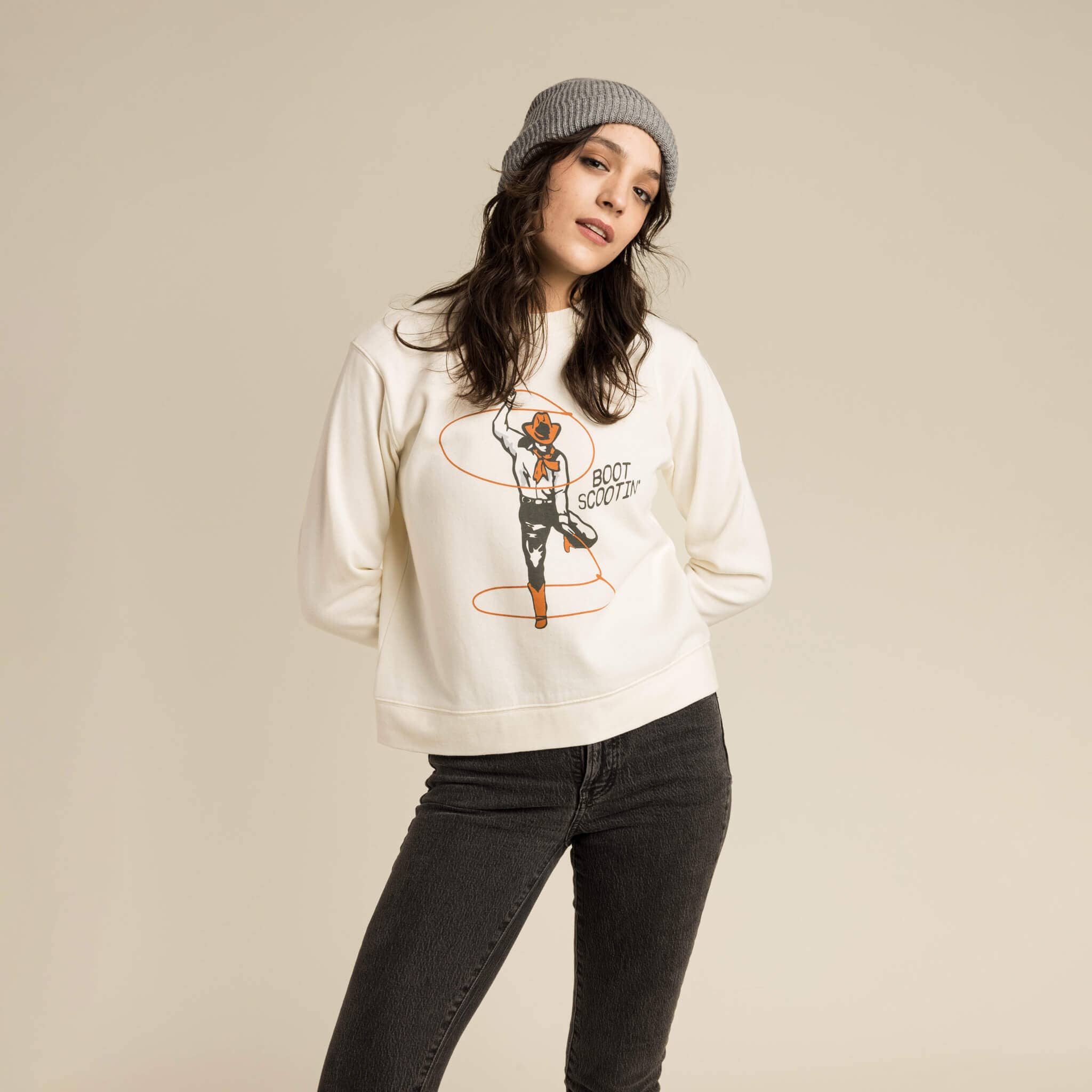 Boot Scootin' Drop Shoulder Sweatshirt