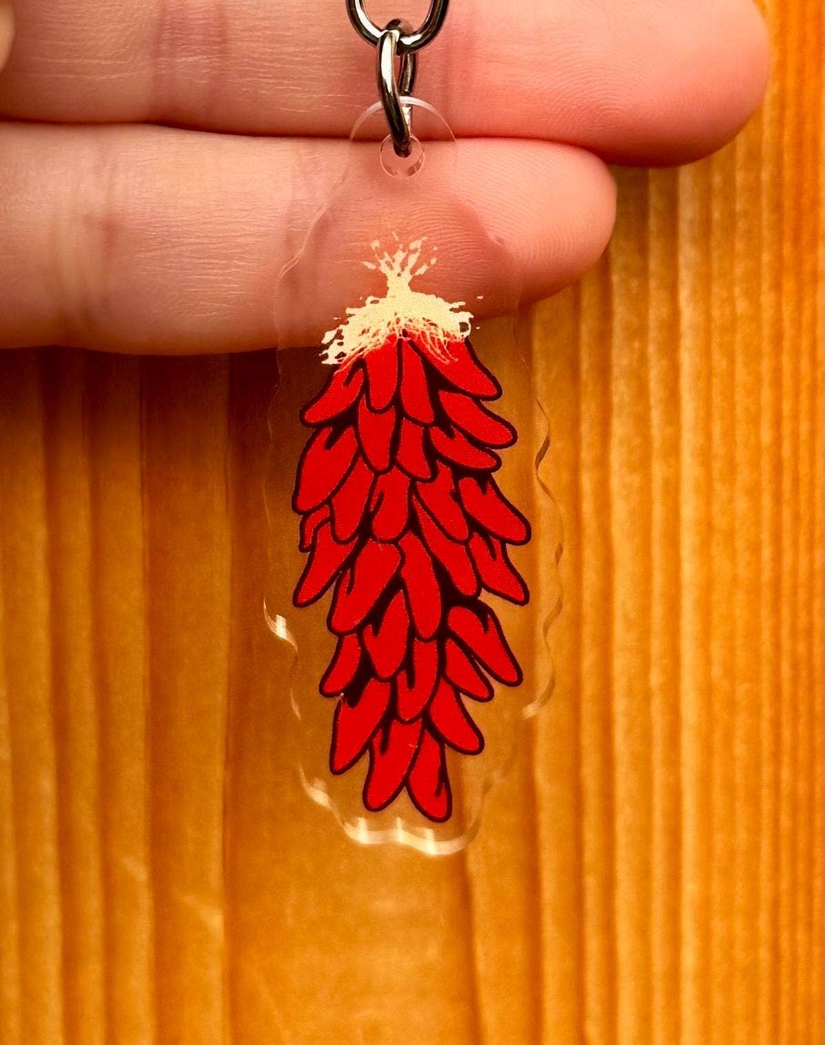 Bernal Blooms Chile Ristra Keychain
